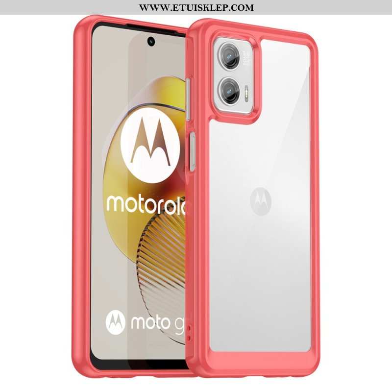 Etui do Moto G73 5G Przezroczysta Hybryda